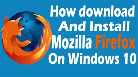 xozilla|Installare Firefox su Windows 